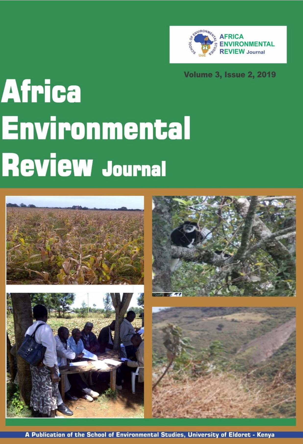 					View Vol. 3 No. 2 (2019): African Environmental Review Journal
				